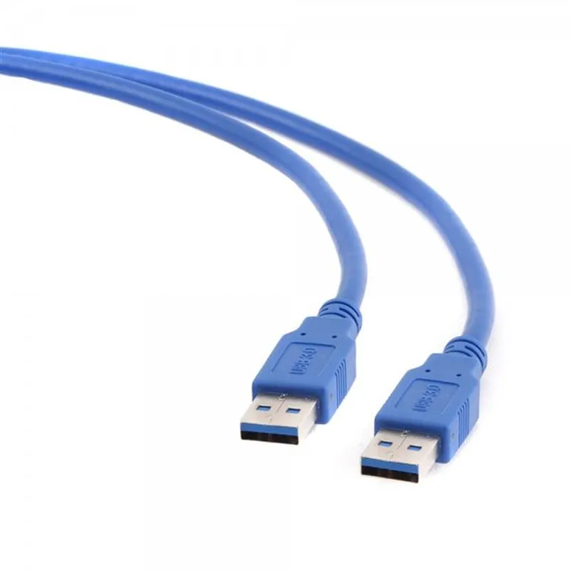 Кабель Maxxter (U-AMAM3-0.5m) USB3.0 - USB3.0, 0.5м, синій - зображення 1