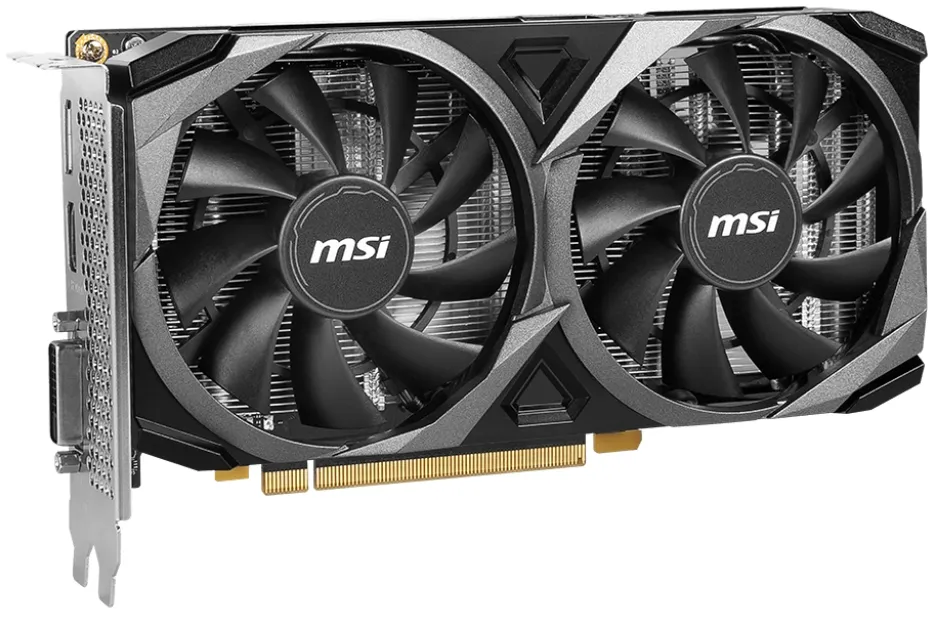 Відеокарта GF RTX 3050 8GB GDDR6 Ventus 2X XS OC MSI (GeForce RTX 3050 VENTUS 2X XS 8G OC) - мініатюра 3