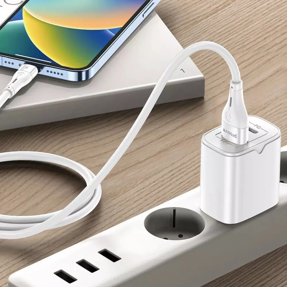 Кабель Proove Soft Silicone USB Type-A - Lightning (M/M), 1 м, White (CCSO20001102) - мініатюра 5