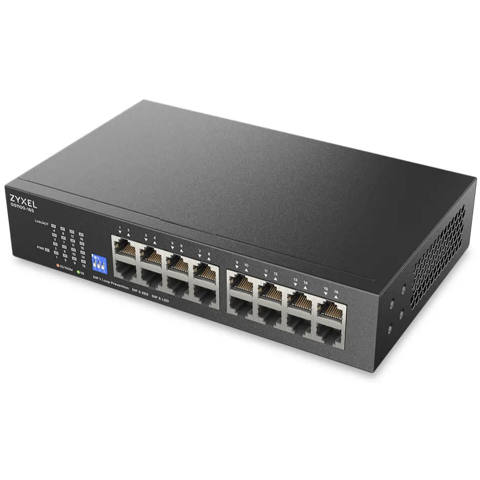 Комутатор ZYXEL GS1100-16S (GS1100-16S-EU0101F) - зображення 1