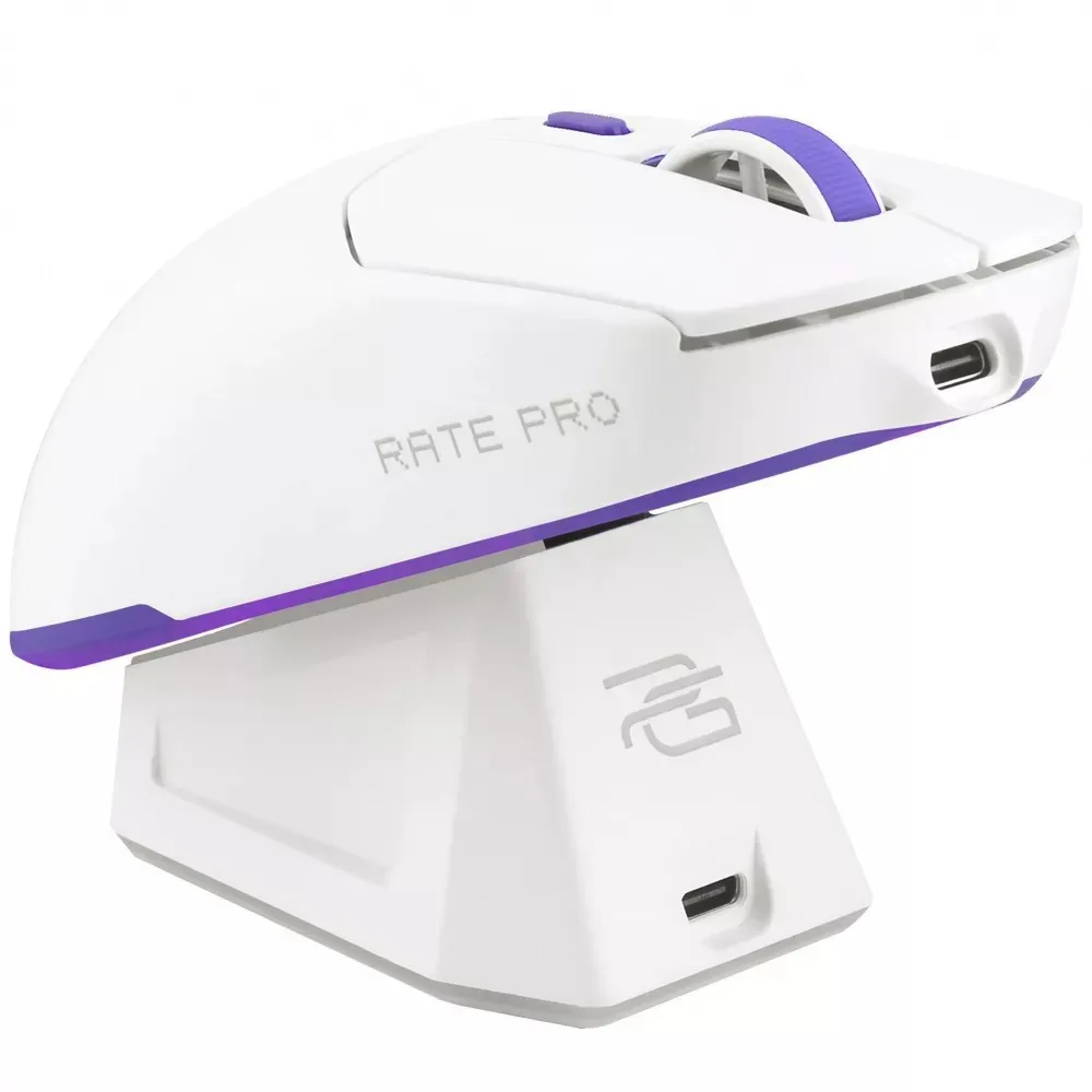 Миша бездротова Proove Gaming Rate Pro with Charging Dock White - мініатюра 3