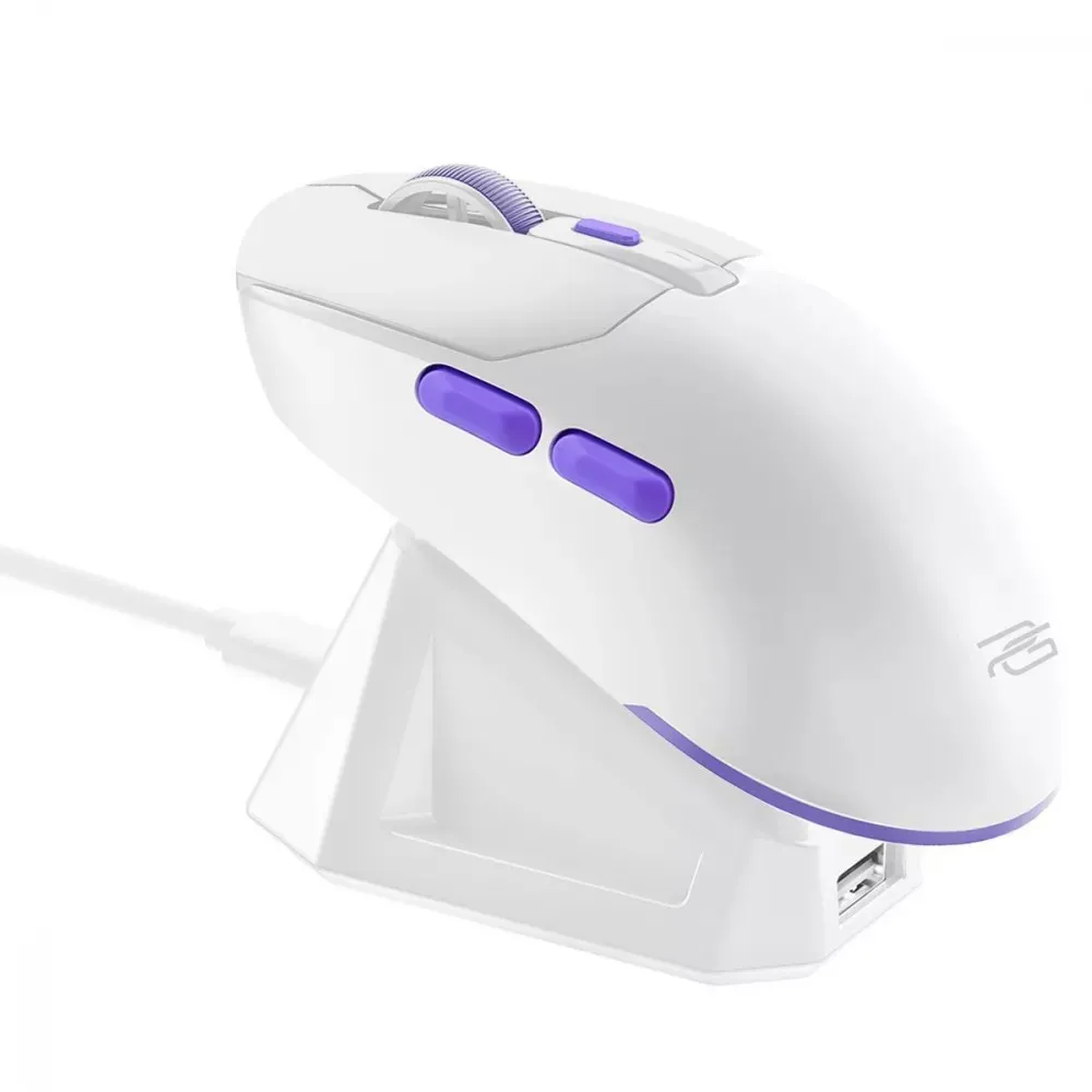 Миша бездротова Proove Gaming Rate Pro with Charging Dock White - мініатюра 4