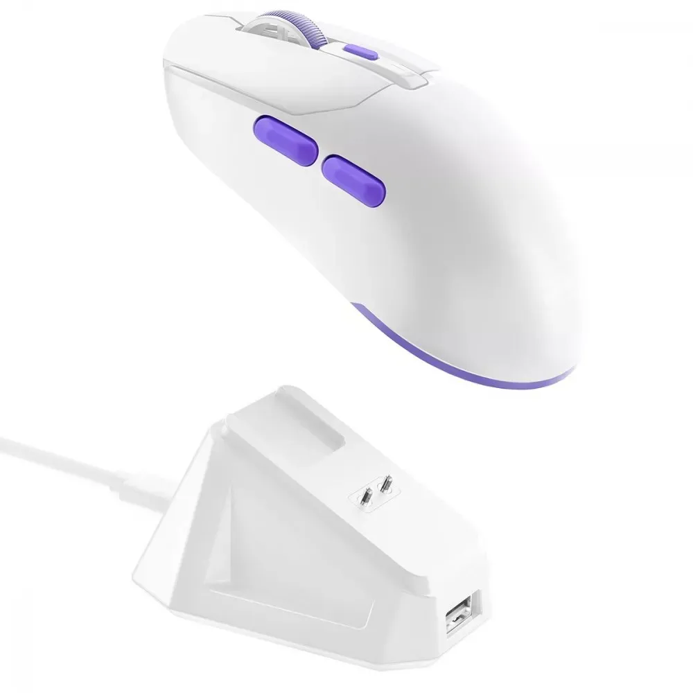 Миша бездротова Proove Gaming Rate Pro with Charging Dock White - мініатюра 5