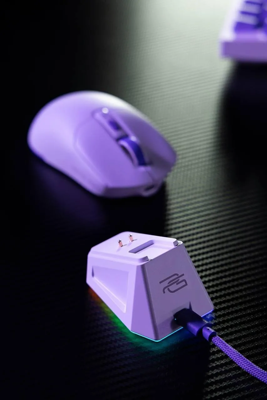 Миша бездротова Proove Gaming Rate Pro with Charging Dock White - мініатюра 7