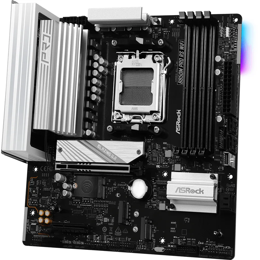Материнська плата ASRock B850M PRO RS WIFI - мініатюра 3