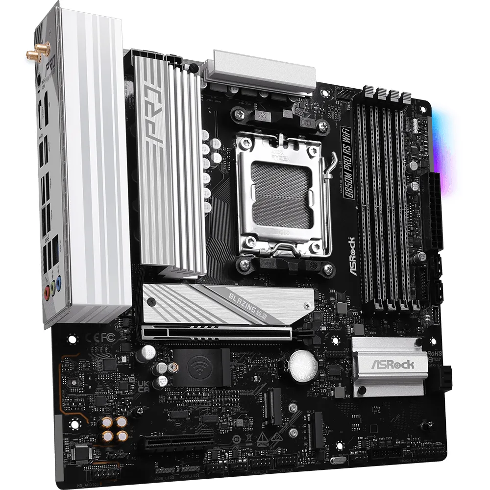 Материнська плата ASRock B850M PRO RS WIFI - мініатюра 4