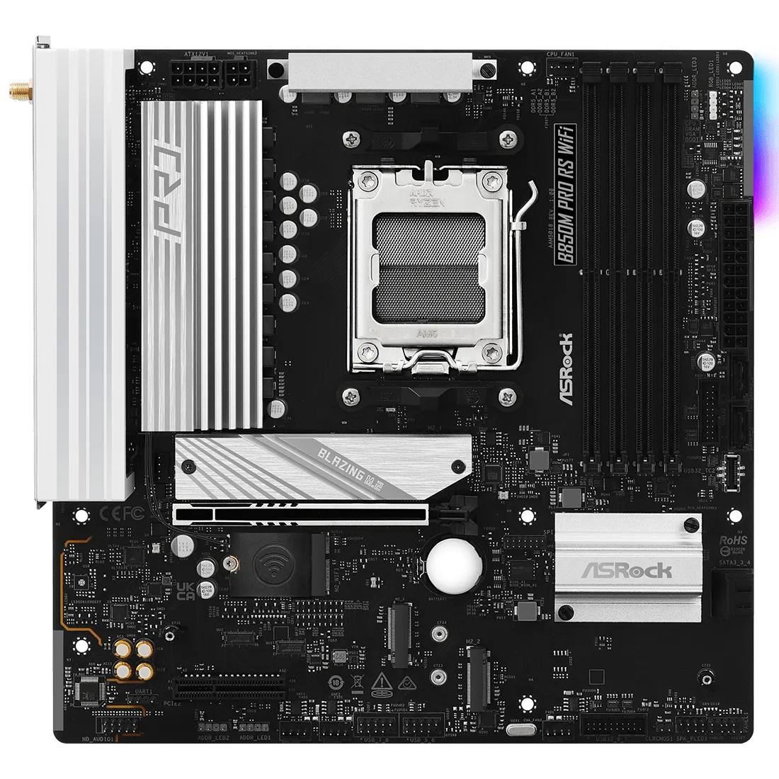 Материнська плата ASRock B850M PRO RS WIFI - мініатюра 5