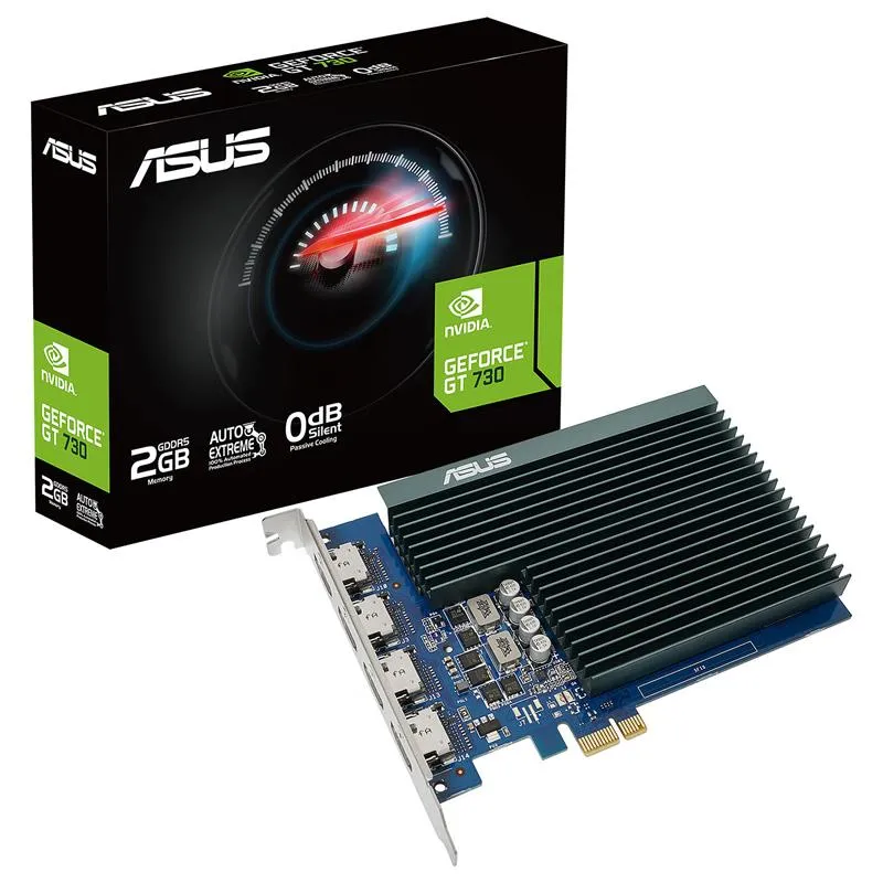 Відеокарта GF GT 730 2GB GDDR5 Asus (GT730-4H-SL-2GD5) - зображення 1
