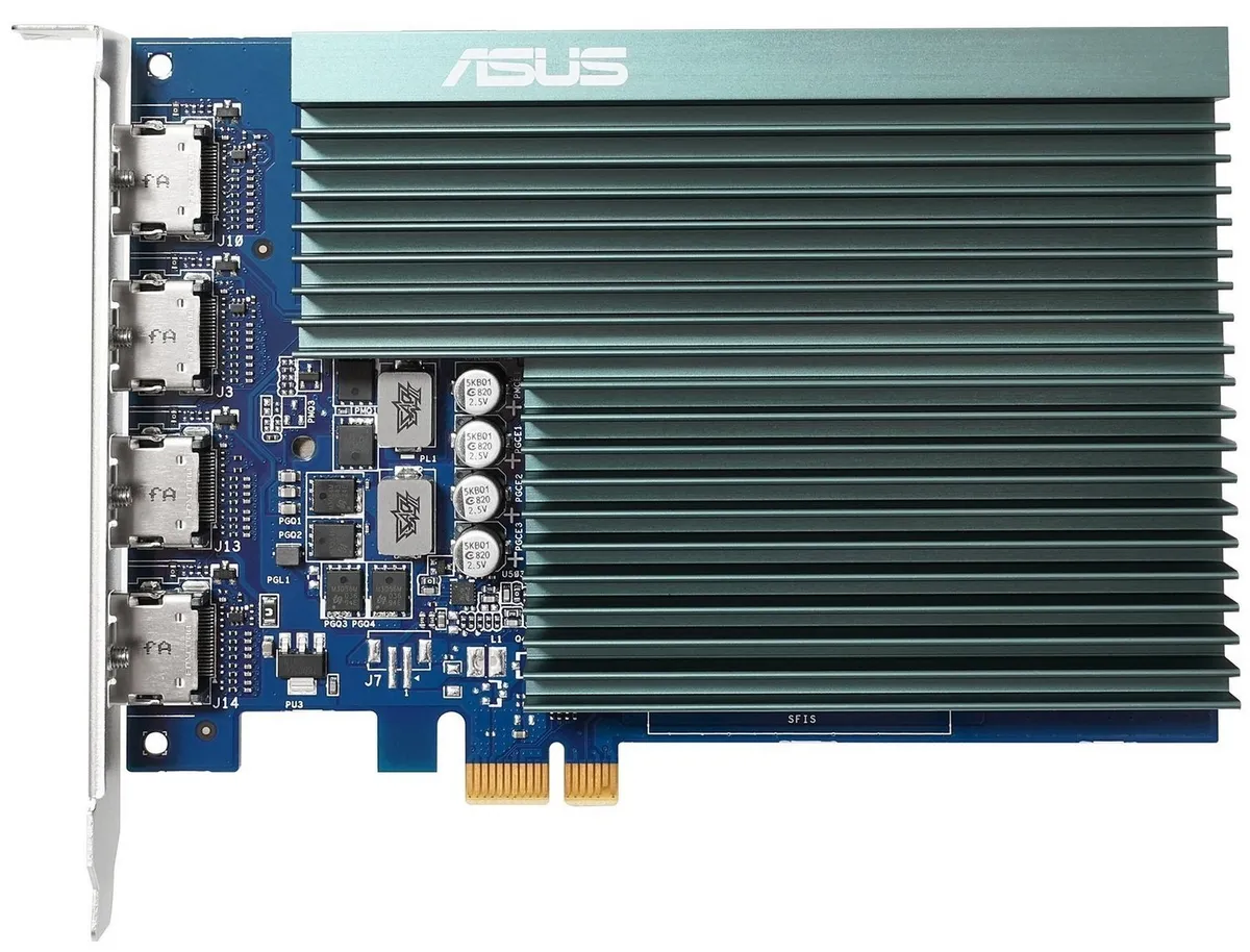 Відеокарта GF GT 730 2GB GDDR5 Asus (GT730-4H-SL-2GD5) - мініатюра 2