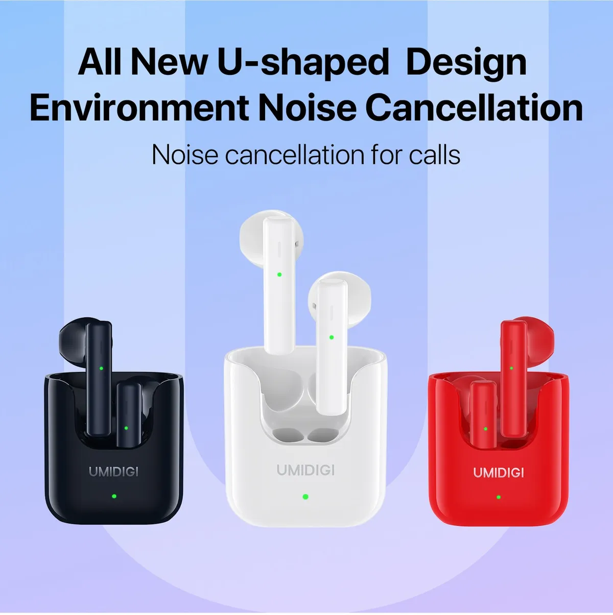 Bluetooth-гарнітура Umidigi AirBuds U White_ - мініатюра 6