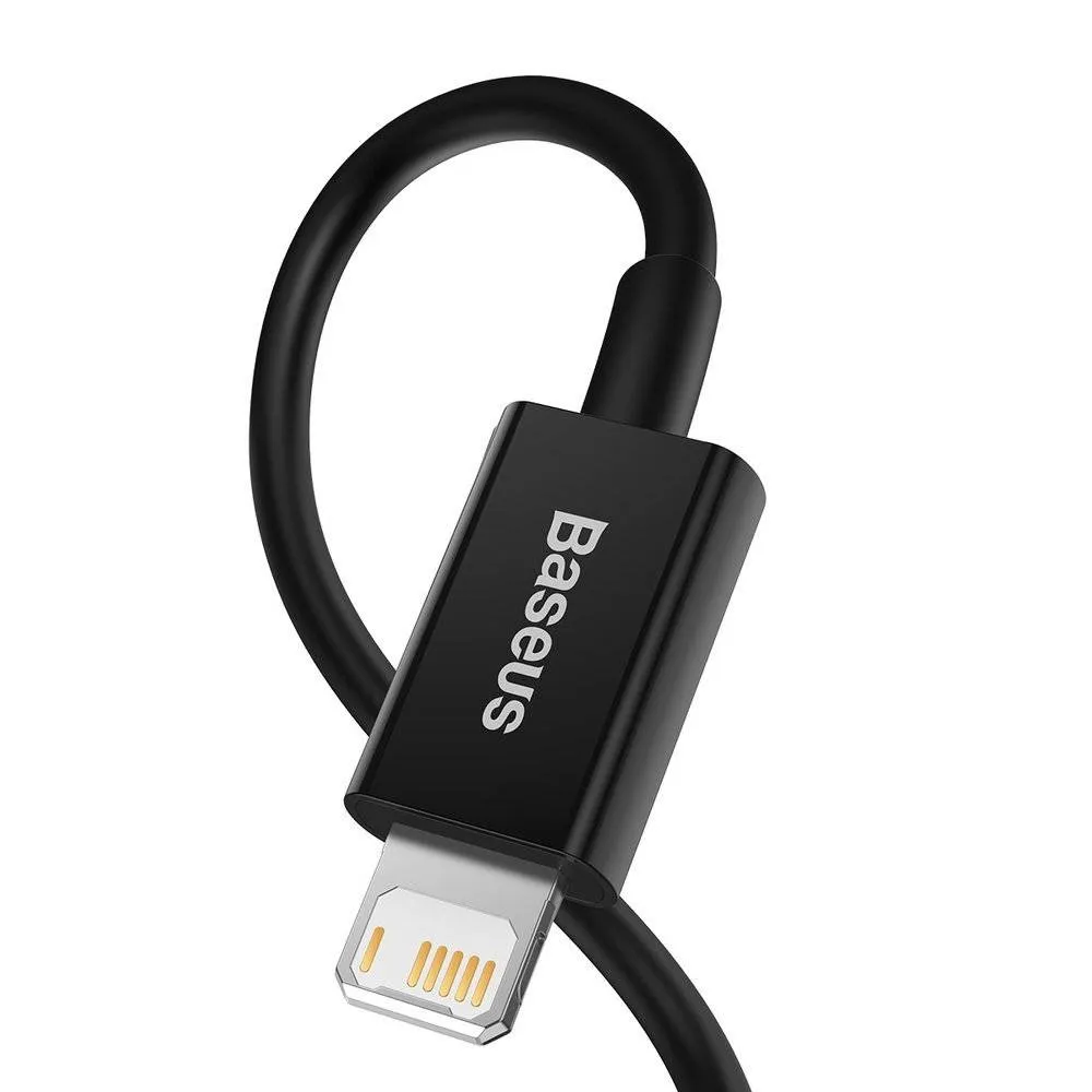 Кабель Baseus Superior Fast Charging USB-Lightning, 1м Black (CALYS-A01) - мініатюра 3