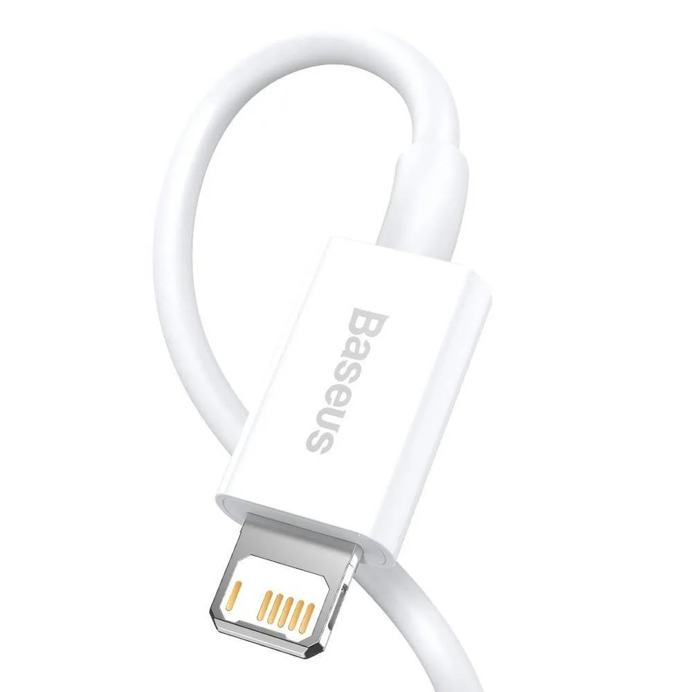 Кабель Baseus Superior Fast Charging USB-Lightning, 2м White (CALYS-C02) - мініатюра 3