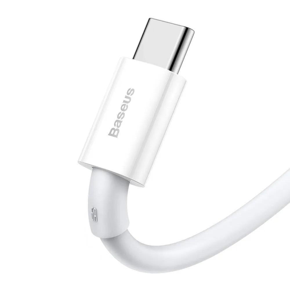 Кабель Baseus Superior Fast Charging USB - USB Type-C (M/M), 2 м, White (CATYS-A02) - мініатюра 3