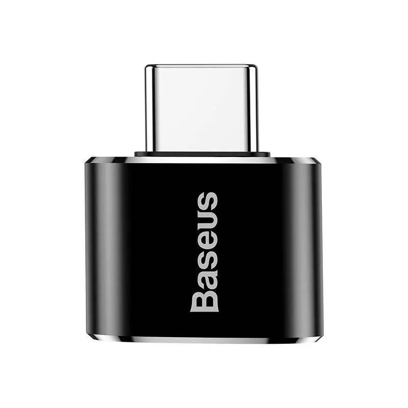 Адаптер Baseus USB-C-USB Black (CATOTG-01) - зображення 1
