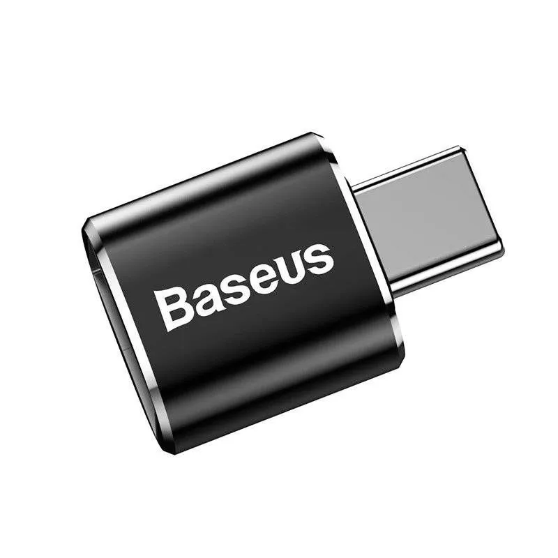 Адаптер Baseus USB-C-USB Black (CATOTG-01) - мініатюра 2