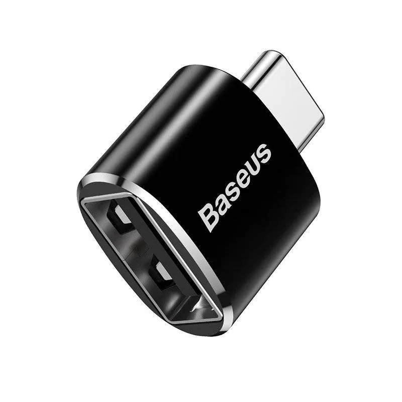 Адаптер Baseus USB-C-USB Black (CATOTG-01) - мініатюра 3