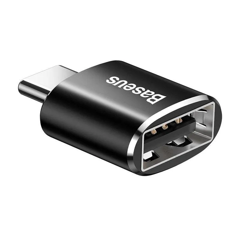 Адаптер Baseus USB-C-USB Black (CATOTG-01) - мініатюра 5