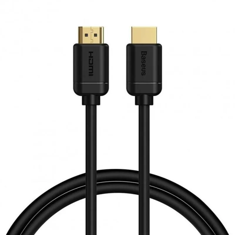 Кабель Baseus High Definition HDMI - HDMI V 2.0, (M/M), 1 м, Black (CAKGQ-A01) - зображення 1