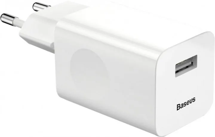 Мережевий зарядний пристрій Baseus Wall Charger QC3.0 White (CCALL-BX02) - зображення 1
