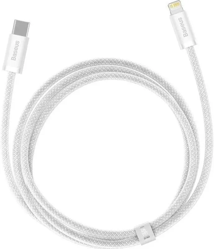 Кабель Baseus USB Type-C - Lightning (M/M), 1 м, White (CALD000002) - мініатюра 2