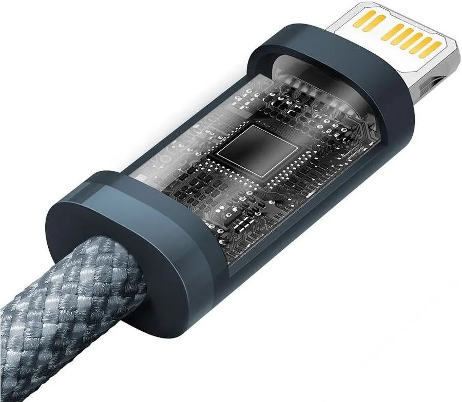 Кабель Baseus USB Type-C - Lightning (M/M), 1 м, Grey (CALD000016) - мініатюра 5