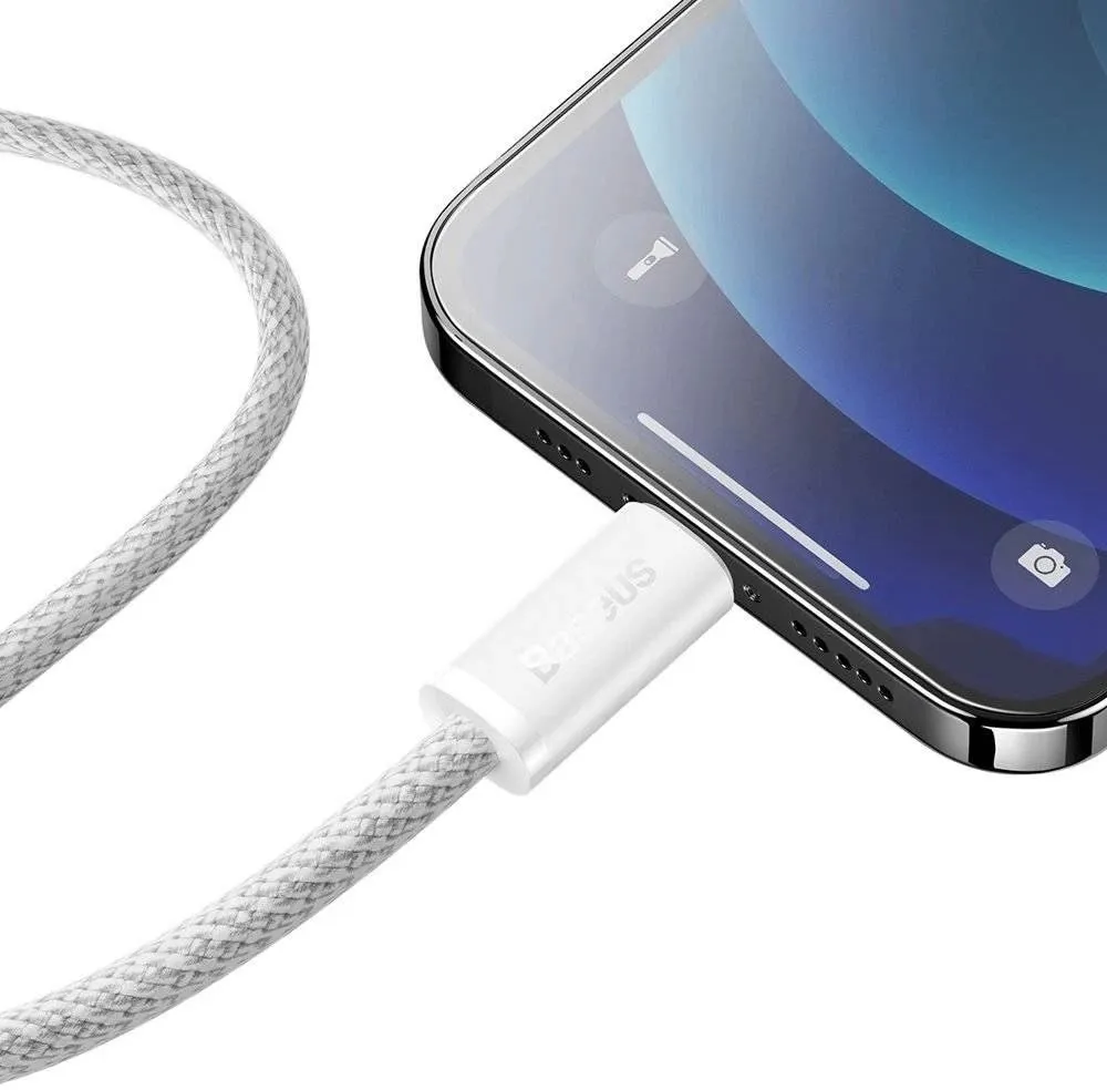 Кабель Baseus USB Type-C - Lightning (M/M), 2 м, White (CALD000102) - мініатюра 5