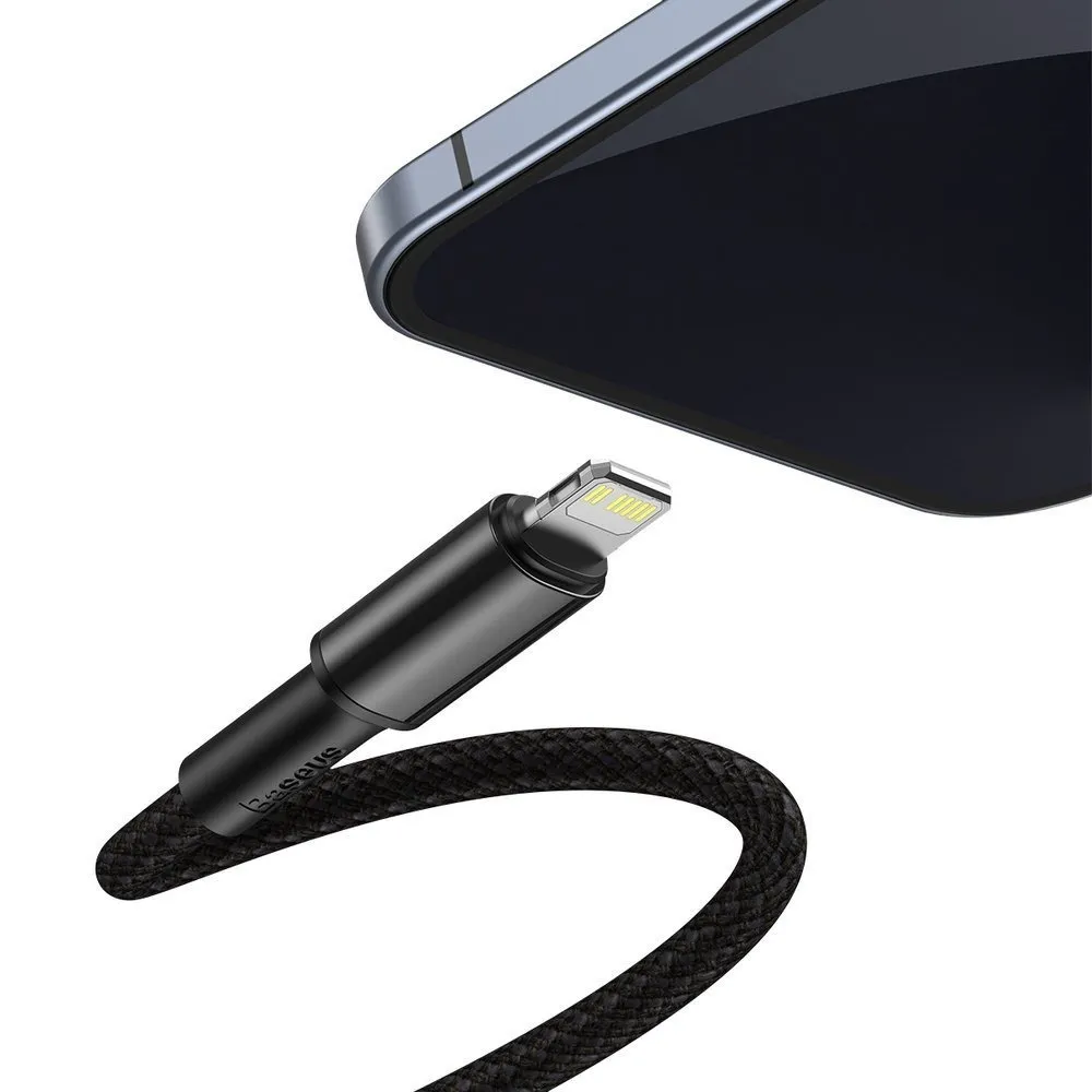 Кабель Baseus USB Type-C - Lightning PD (M/M), 1 м, Black (CATLGD-01) - мініатюра 4
