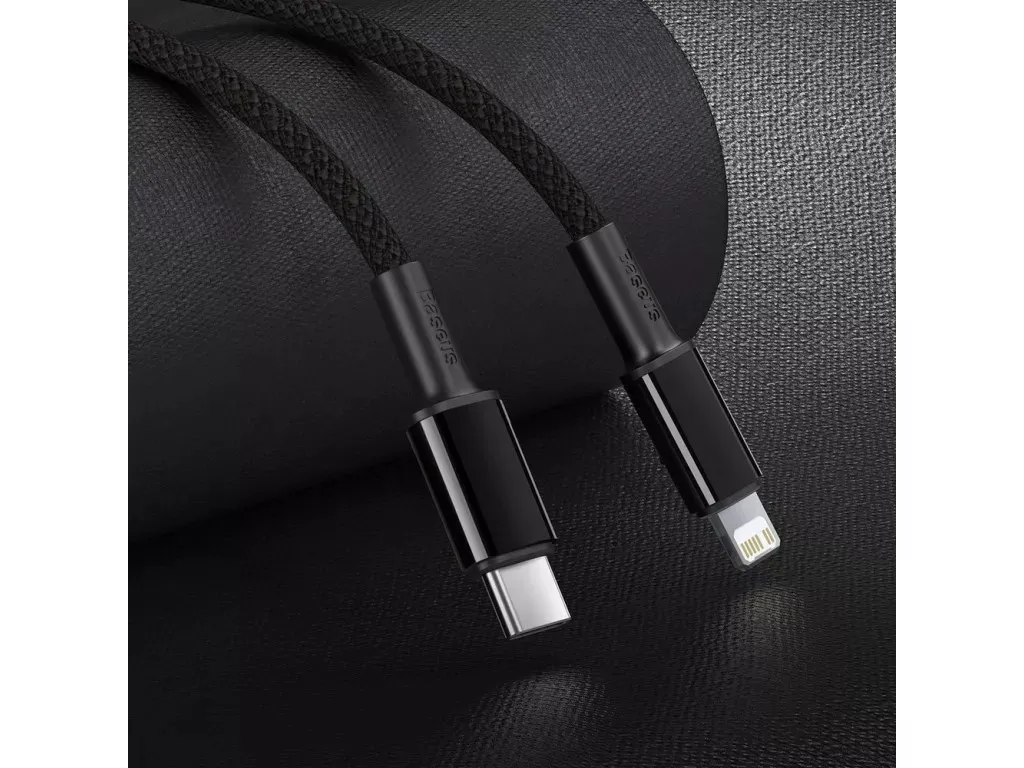 Кабель Baseus USB Type-C - Lightning PD (M/M), 1 м, Black (CATLGD-01) - мініатюра 7