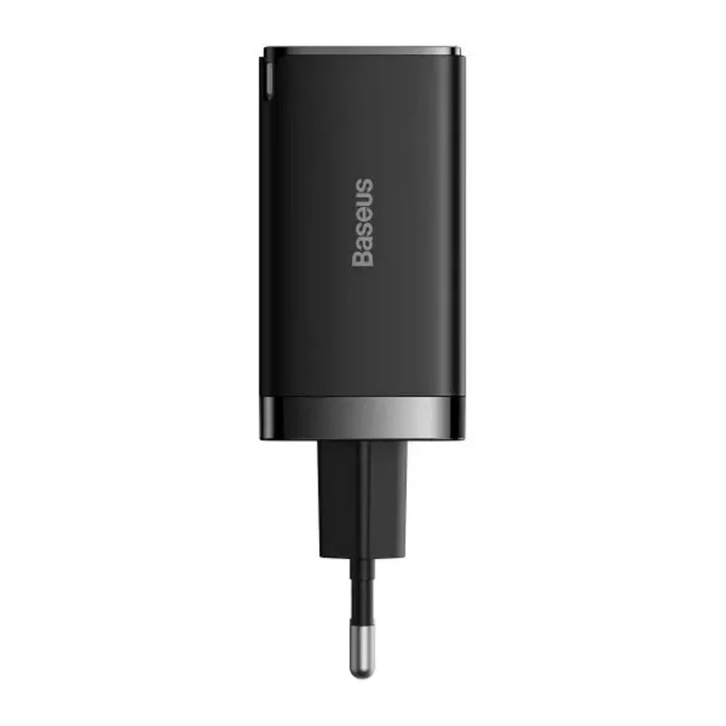 Мережевий зарядний пристрій Baseus GaN5 Pro (3USB, 3.25A) 65W Black (CCGP120201) + кабель Type-C to Type-C - мініатюра 4