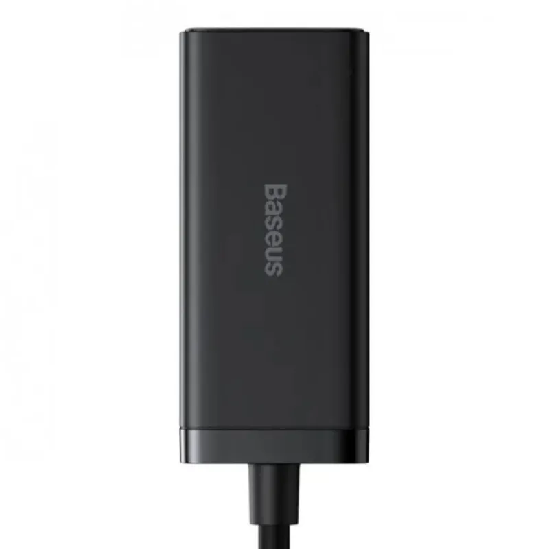 Мережевий зарядний пристрій Baseus GaN3 Pro (2USB+2Type-C) QC3.0 65W Black (CCGP040101) - мініатюра 3