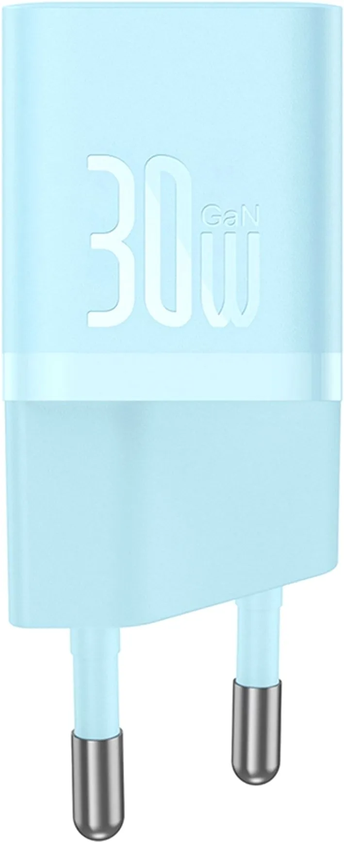 Мережевий зарядний пристрій Baseus GaN5 FC mini 1C (1USB-C) 30W Blue (CCGN070603) - мініатюра 2