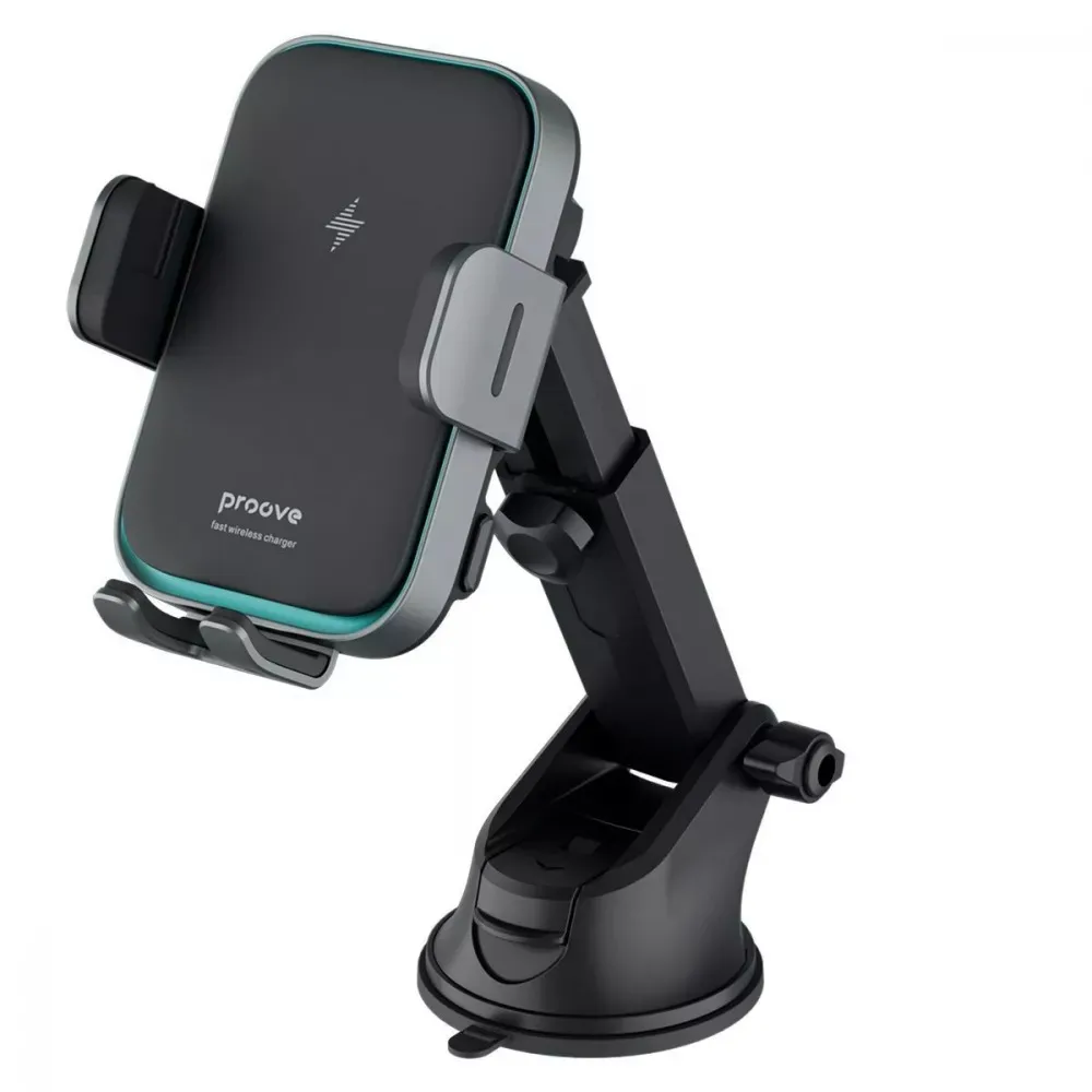 Бездротовий зарядний пристрій Proove Triple Clamp Pro 15W Metallic Gray (WHTP15010004) - мініатюра 4