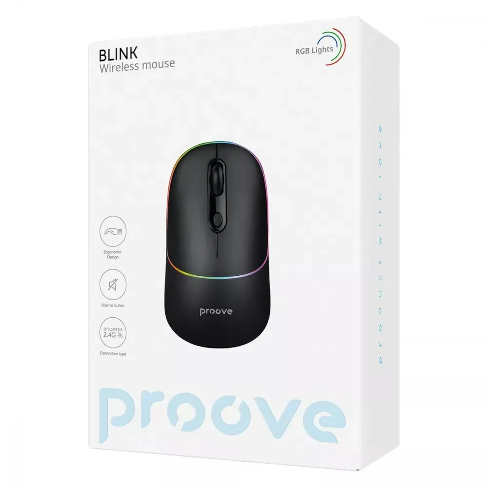 Миша бездротова Proove Blink Black - мініатюра 3