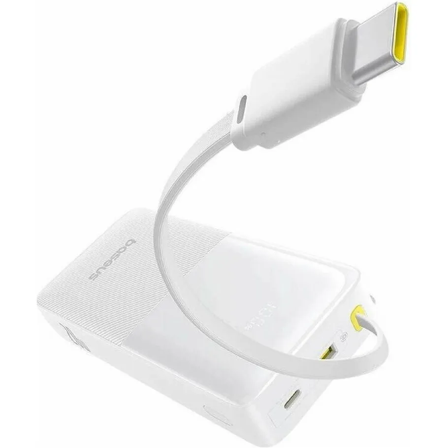 Універсальна мобільна батарея Baseus EnerFill FC51 Bipow 2 Pro 20000mAh 22.5W White (E0027700) - мініатюра 2