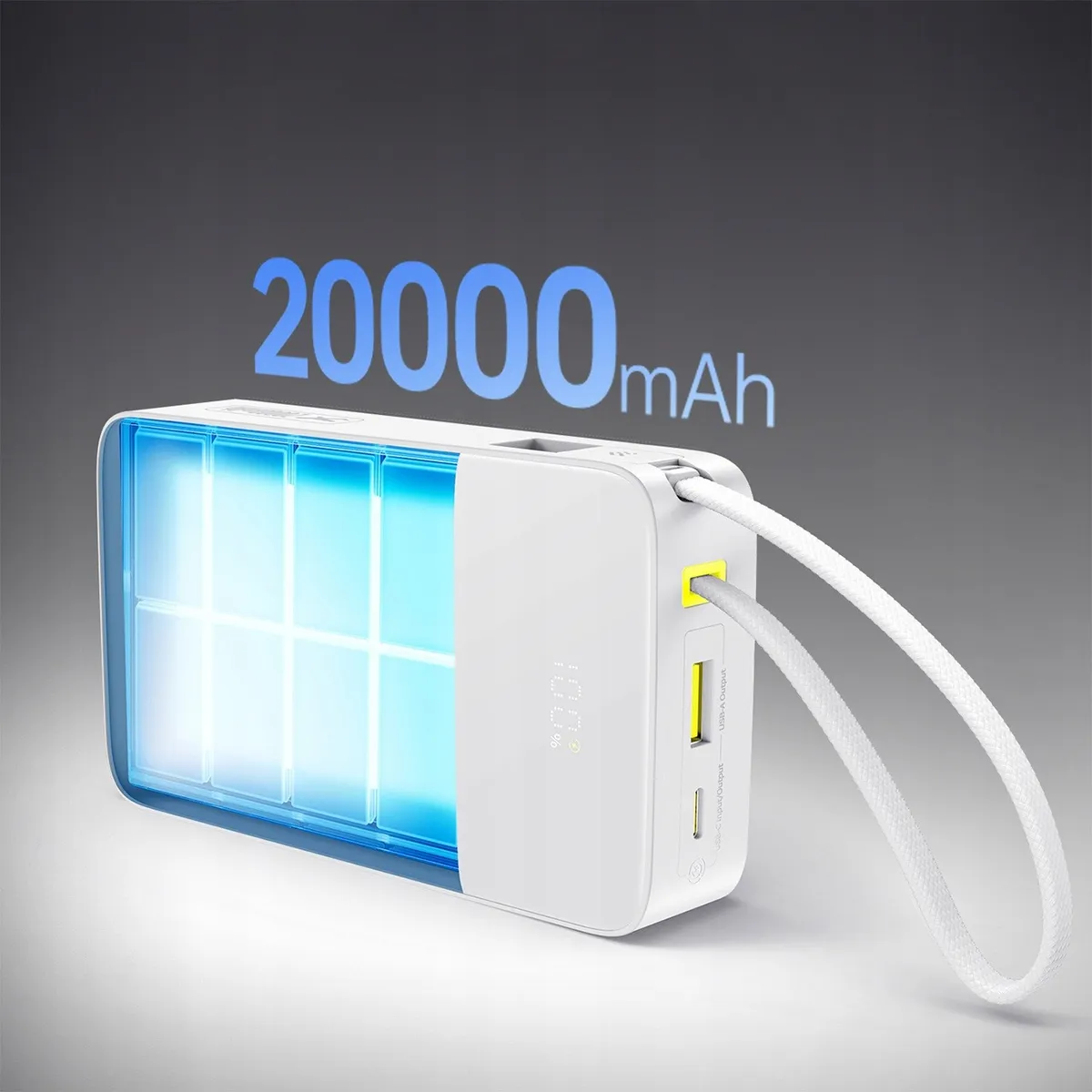 Універсальна мобільна батарея Baseus EnerFill FC51 Bipow 2 Pro 20000mAh 22.5W White (E0027700) - мініатюра 4