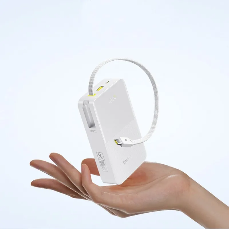 Універсальна мобільна батарея Baseus EnerFill FC51 Bipow 2 Pro 20000mAh 22.5W White (E0027700) - мініатюра 6