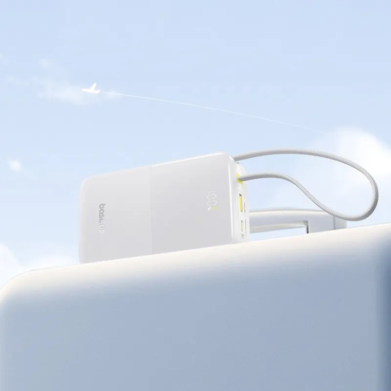 Універсальна мобільна батарея Baseus EnerFill FC51 Bipow 2 Pro 20000mAh 22.5W White (E0027700) - мініатюра 8