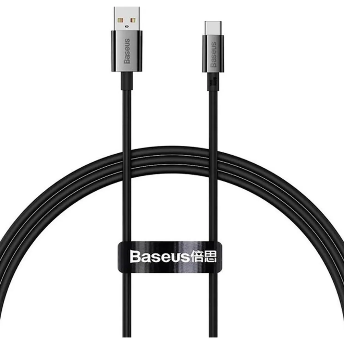 Кабель Baseus USB Type-C - USB Type-A, 100W, 1 м Black (P10320102114-00) - зображення 1