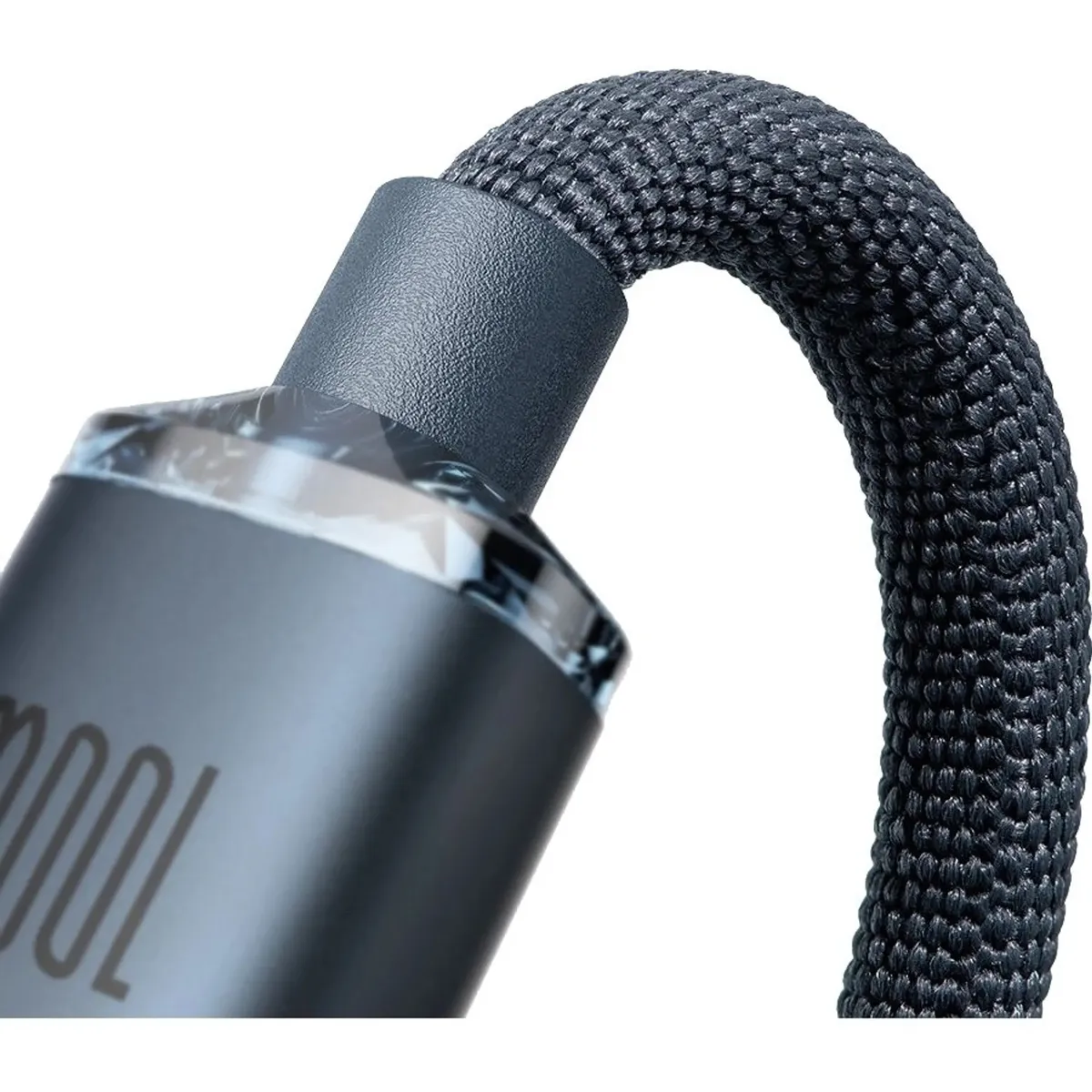 Кабель Baseus Crystal Shine USB Type-C - USB Type-C (M/M), 100W, 1.2 м Black (CAJY000601) - мініатюра 3
