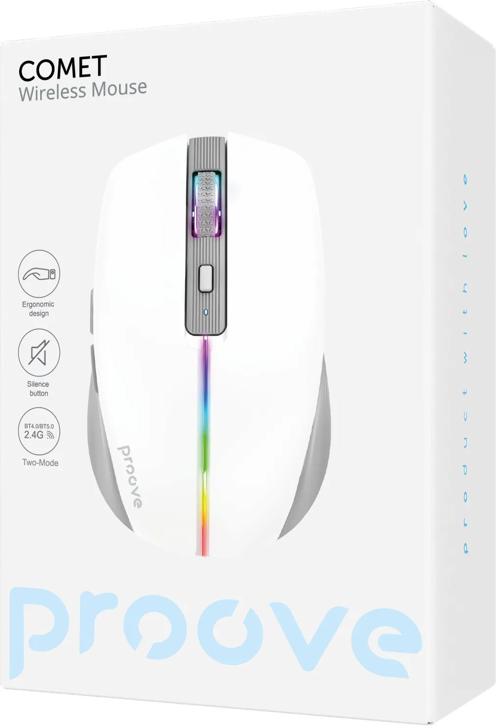 Миша бездротова Proove Comet White (WMCM00022002) - мініатюра 6