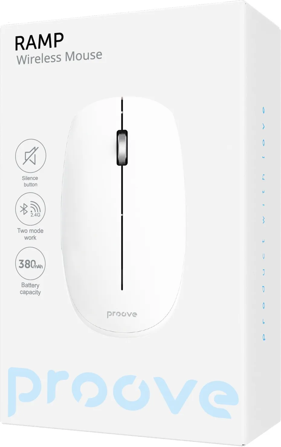 Миша бездротова Proove Ramp White (WNRM00022002) - мініатюра 9