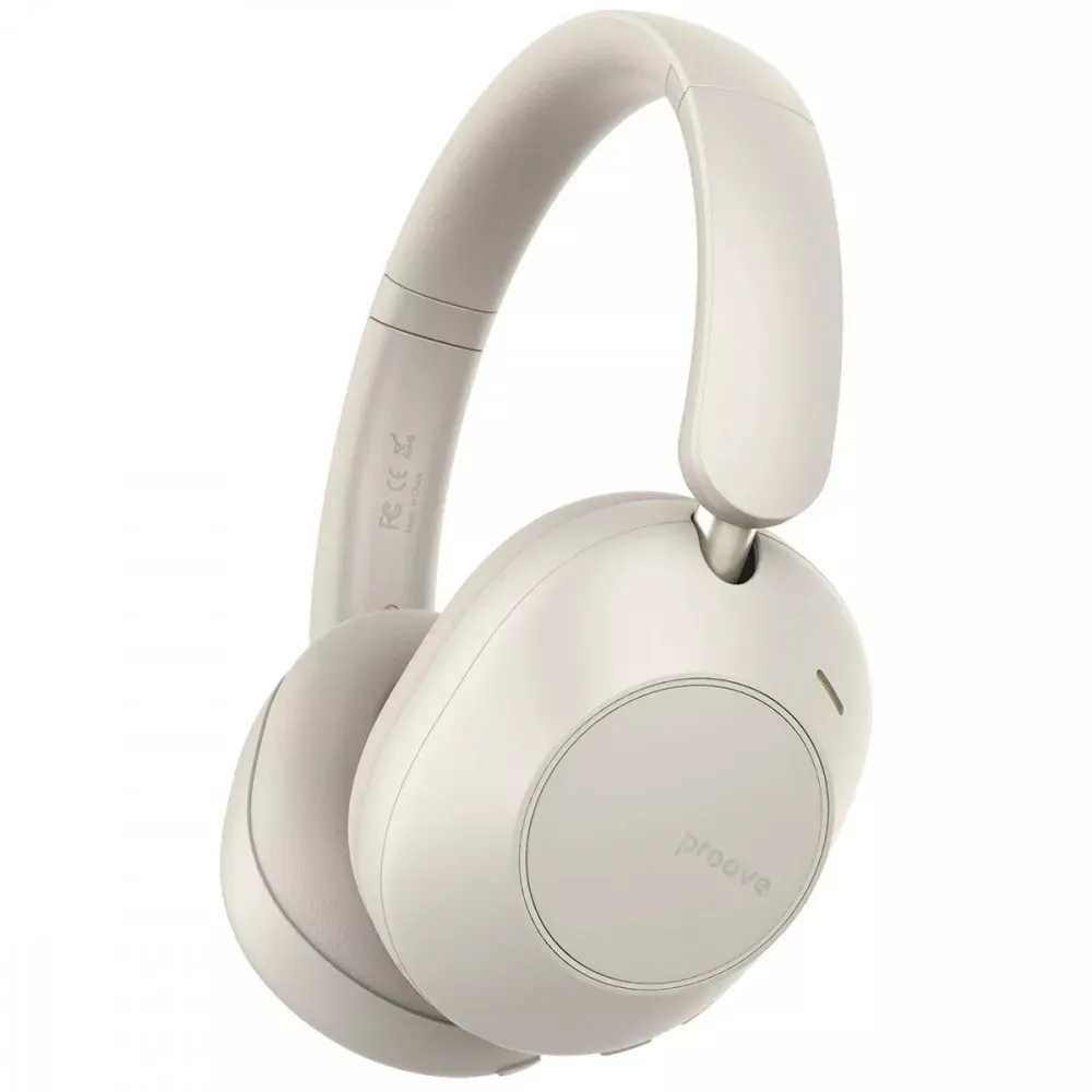 Bluetooth-гарнітура Proove Silence 3D with ANC Beige (HPSL00020007) - зображення 1