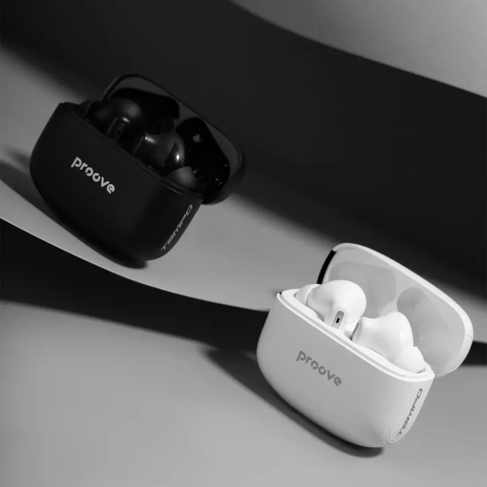 Bluetooth-гарнітура Proove Tempo TWS with ANC (APP) White (TWTM0001AP02) - мініатюра 7