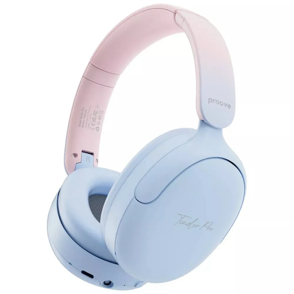 Bluetooth-гарнітура Proove Tender Pro with ANC (APP) Blue/Pink (HPTP0001AP08) - зображення 1