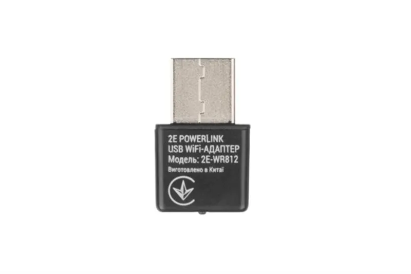 Бездротовий адаптер 2E PowerLink WR812 (N300, USB 2.0) (2E-WR812) - мініатюра 2