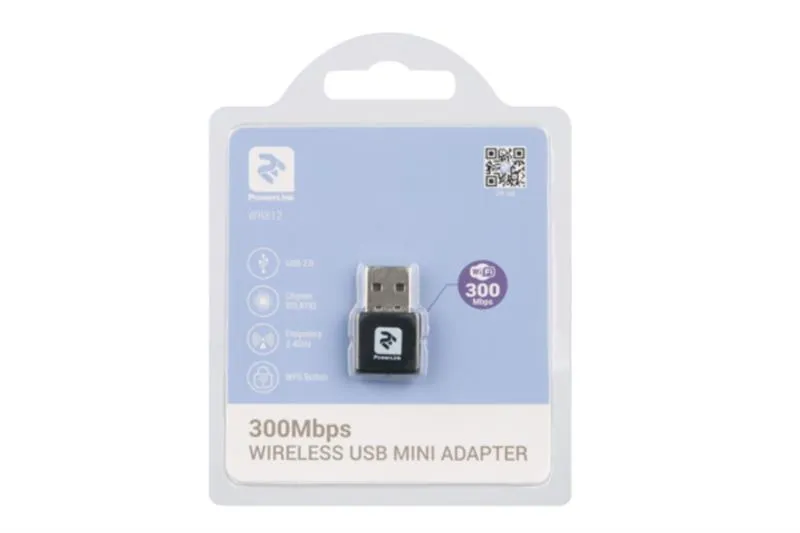 Бездротовий адаптер 2E PowerLink WR812 (N300, USB 2.0) (2E-WR812) - мініатюра 3