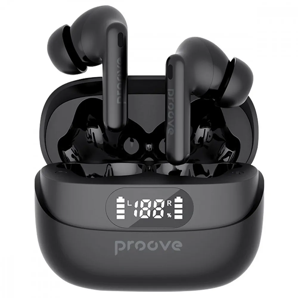 Bluetooth-гарнітура Proove Digital Pro TWS with ANC (APP) Black (TWAP54002201) - зображення 1
