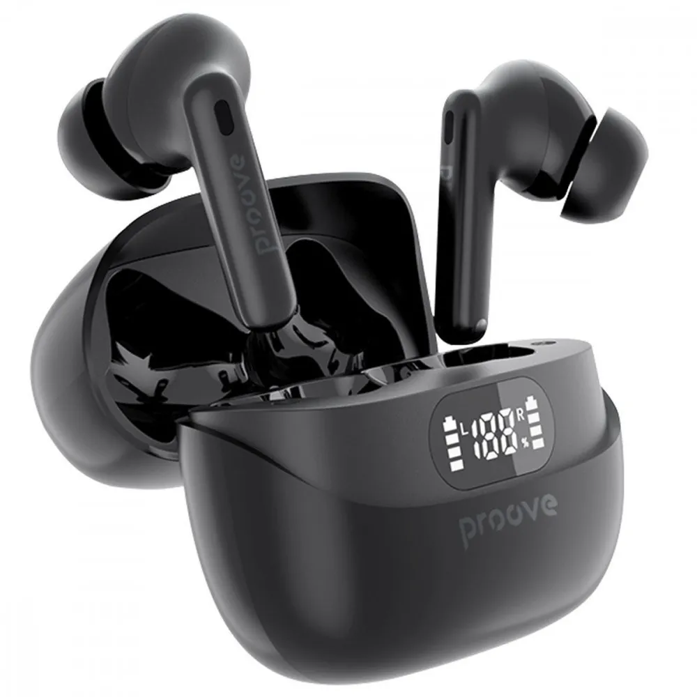 Bluetooth-гарнітура Proove Digital Pro TWS with ANC (APP) Black (TWAP54002201) - мініатюра 2