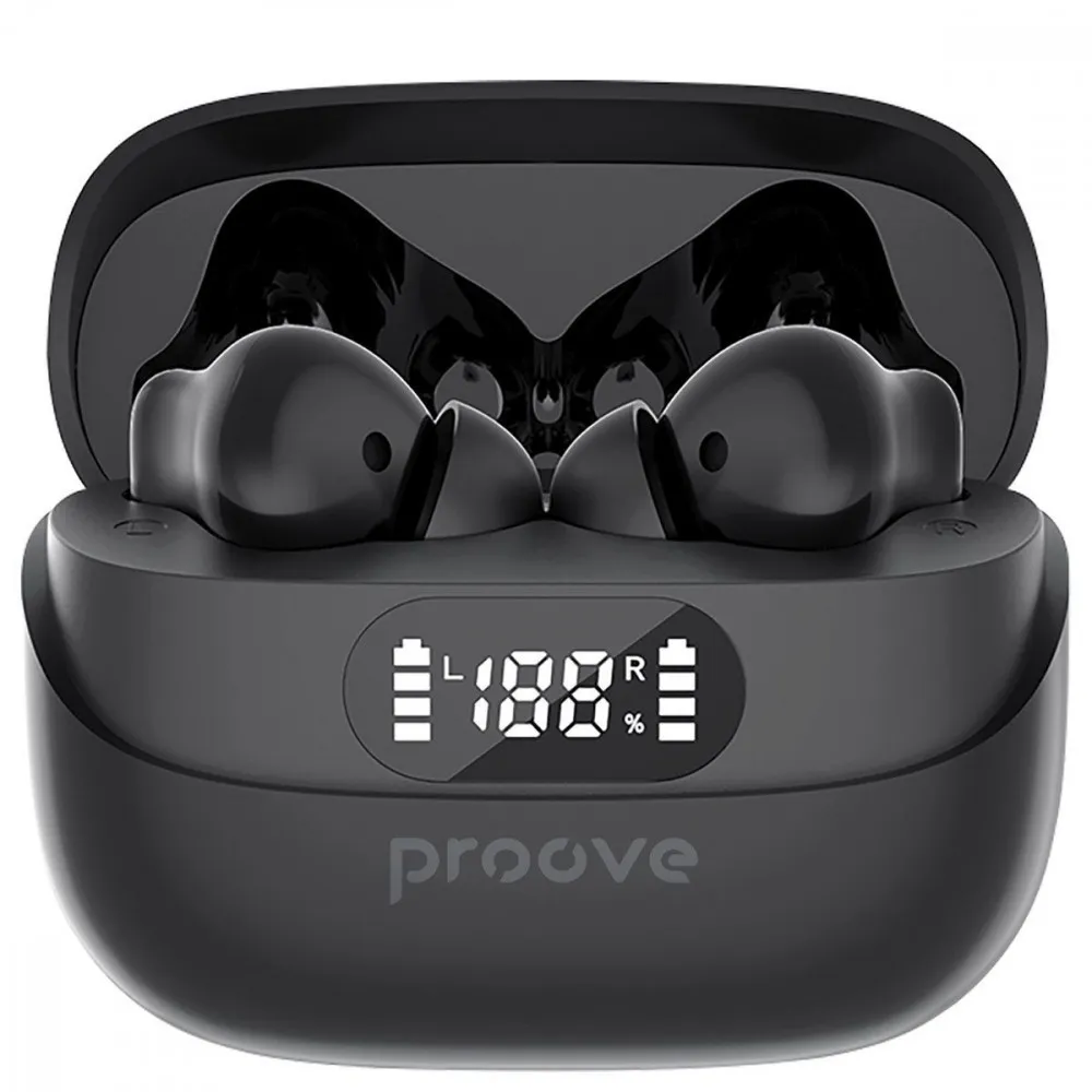 Bluetooth-гарнітура Proove Digital Pro TWS with ANC (APP) Black (TWAP54002201) - мініатюра 3