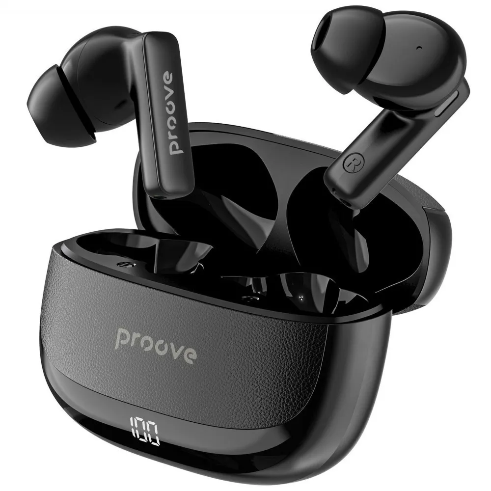 Bluetooth-гарнітура Proove Dreamer TWS with ANC (APP) Black (TWDM0001AP01) - мініатюра 2